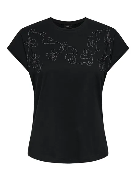 JDYANYA LIFE S/S EMB TOP JRS