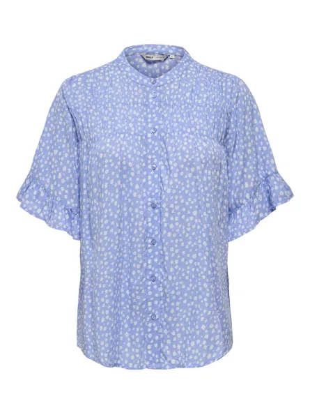 ONLLUNA Elegantes ärmelloses Poloshirt mit Chinakragen für den Alltag