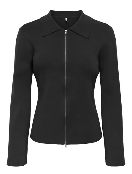 ONLANDREA LS ZIP POLO CARDIGAN EX KNT