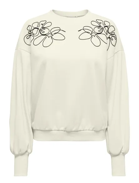 ONLBROOKE L/S O-NECK DETAIL SWT