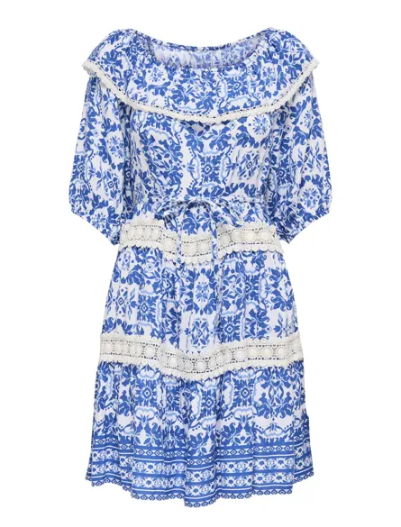 PGMARTINA Regular Fit Sommerkleid mit 2/4 Ärmeln