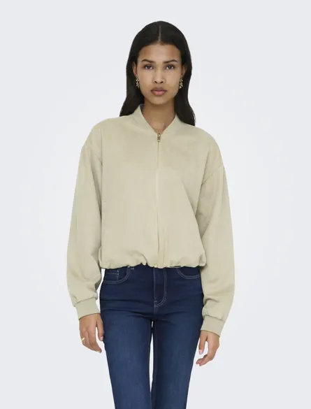 ONLMAVI LIFE LS FAUX SUEDE BOMBER CC PNT