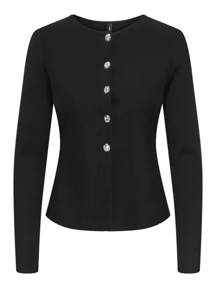 ONLMELLI LS ONECK BUTTON CARDI KNT NOOS