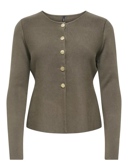 ONLMELLI LS ONECK BUTTON CARDI KNT NOOS