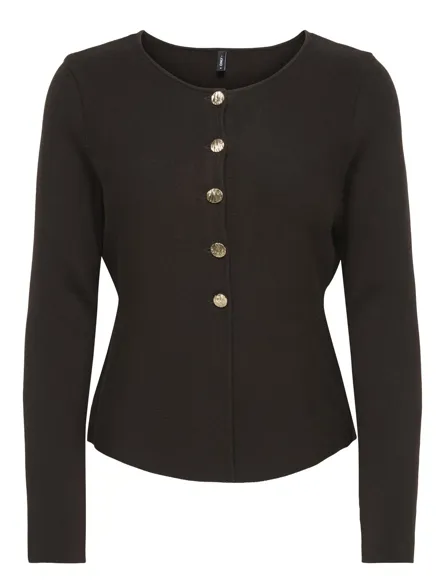 ONLMELLI LS ONECK BUTTON CARDI KNT NOOS