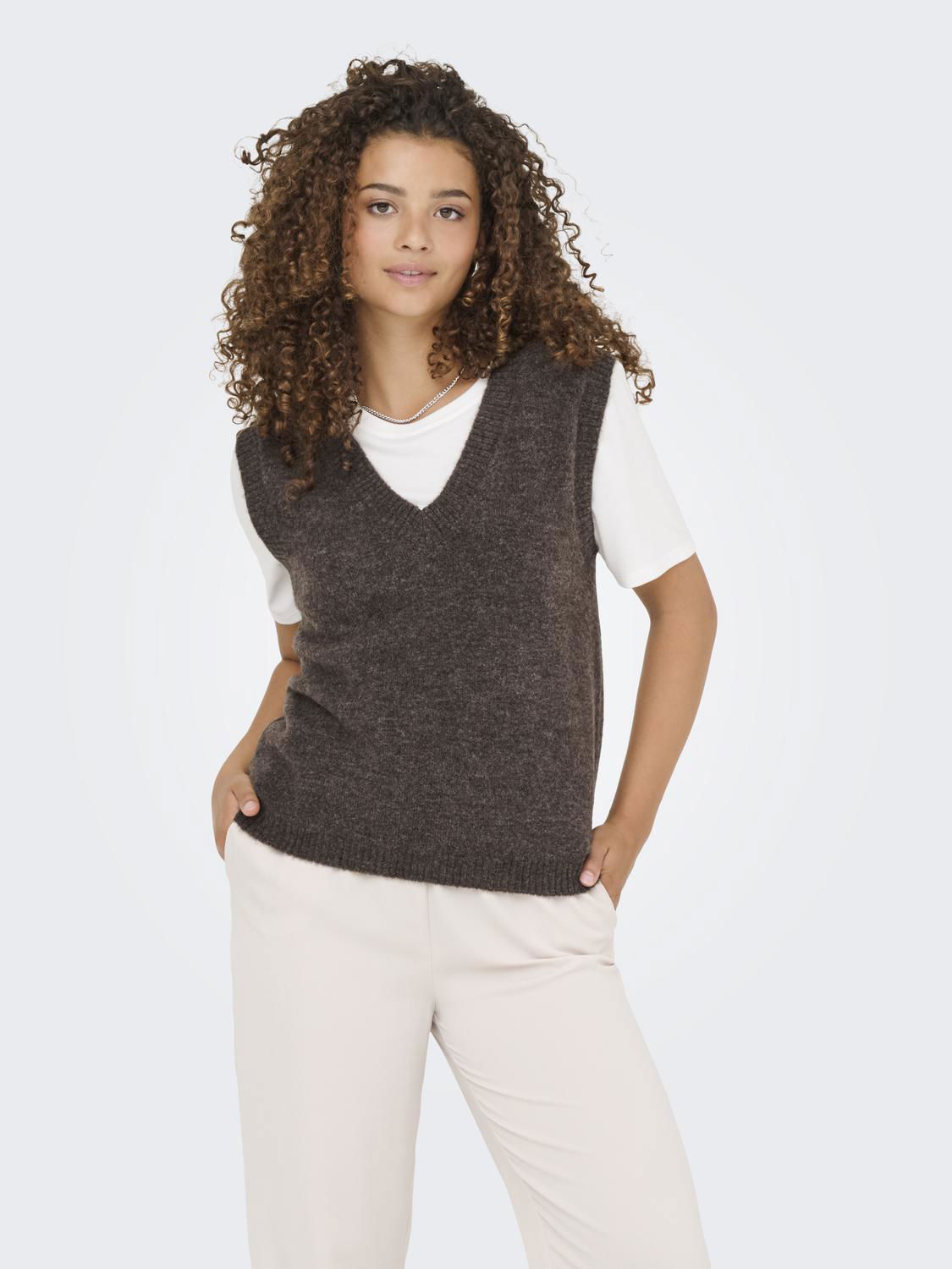 JDYELANORA S/L VN VEST KNT