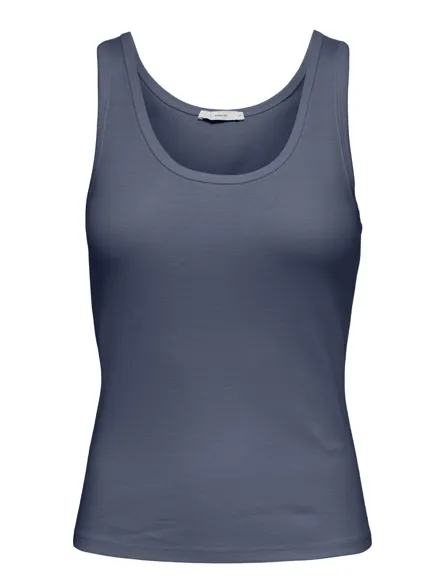PGLUCIA Bequemes Basic Tanktop mit O-Ausschnitt in regulärer Passform