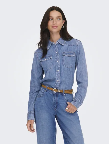 ONLCHARLIZE LS DNM SHIRT AKM NOOS