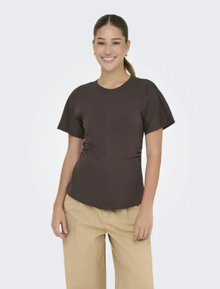 ONLMARIE S/S RUCHING TOP JRS NOOS