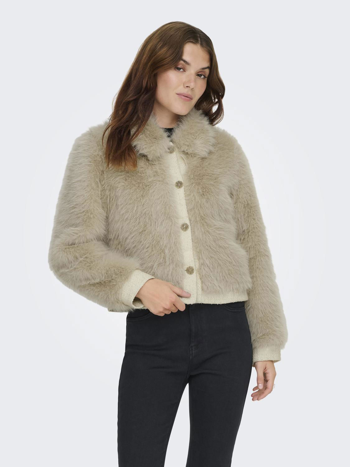 ONLVADA LIFE FAUX FUR JACKET OTW UG