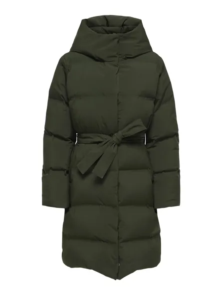ONLLOUISE PUFFER BELT DOWN COAT OTW