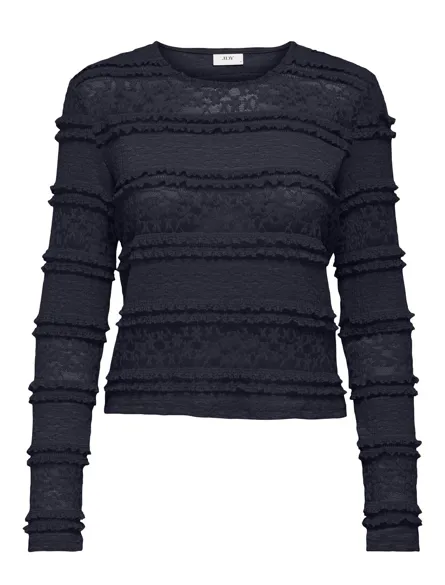 JDYSARAH L/S LACE TOP JRS