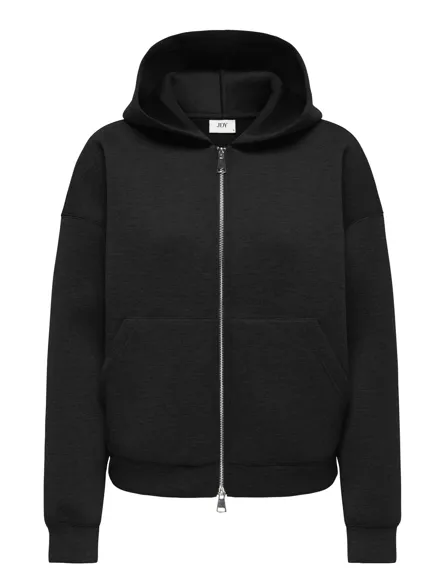 JDYSABRINA L/S ZIPPER SCUBA HOODIE JRS