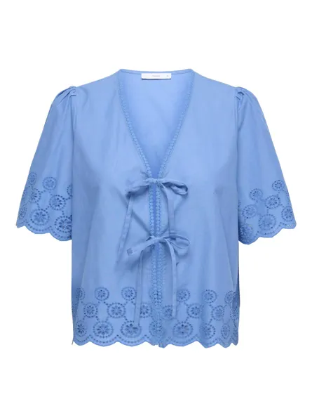 PGZURRA S/S BOW TOP WVN