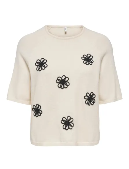 ONLKATIA SS O-NECK DETAIL NCA KNT