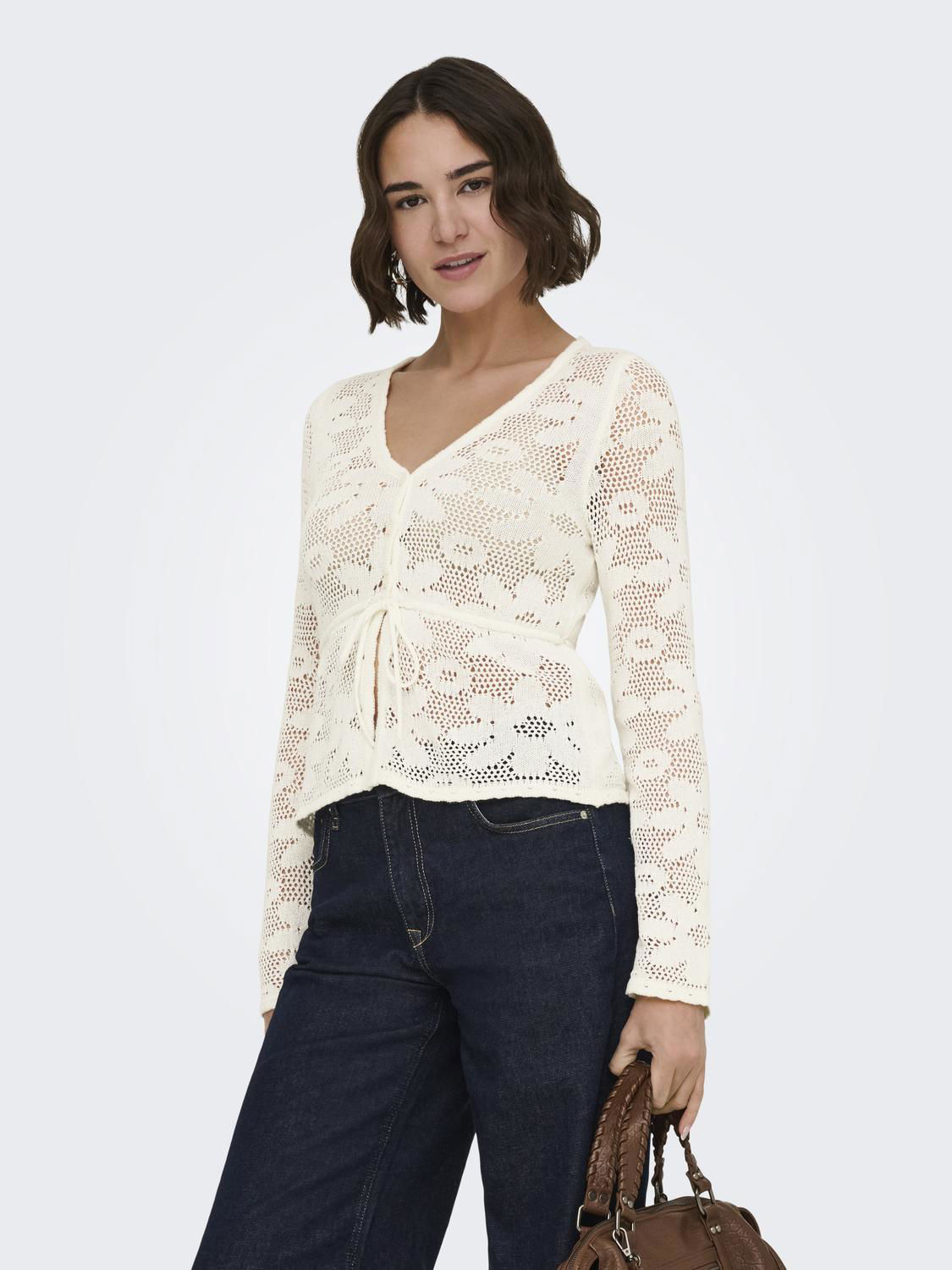 ONLISABEL LIFE LS FITTED CARDIGAN CC KNT