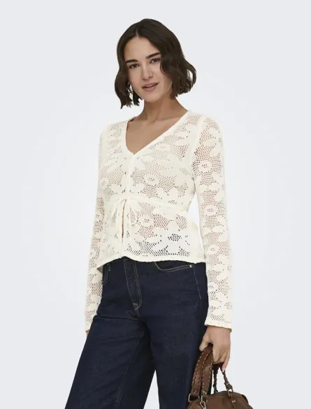 ONLISABEL LIFE LS FITTED CARDIGAN CC KNT