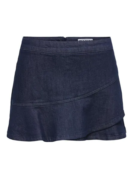 ONLRANJA REG FRILL DNM SKORT GUA