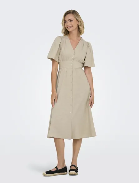 JDYNORA 2/4 MIDI DRESS WVN NOOS