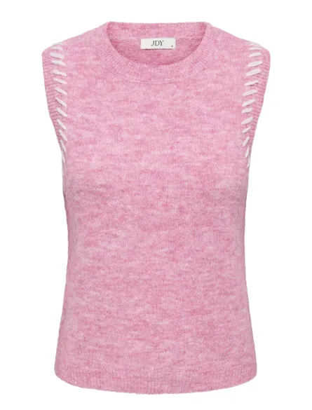 JDYALLI LIFE S/L STITCH VEST KNT