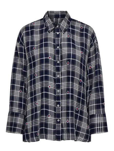 ONLGRACE LIRA LIFE LS EMB SHIRT WVN