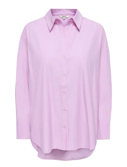 ONLOREGON ALVA LS REG SHIRT NOOS WVN