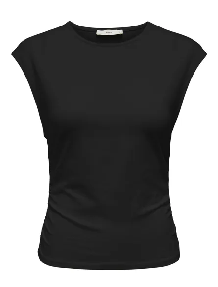 ONLMIRA Damen Kurzarm Sommer Top in Stretch Fit
