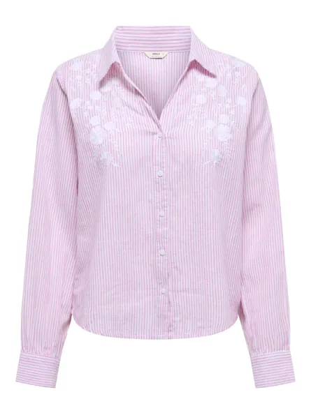 ONLCOSIMA L/S EMB SHIRT EX WVN