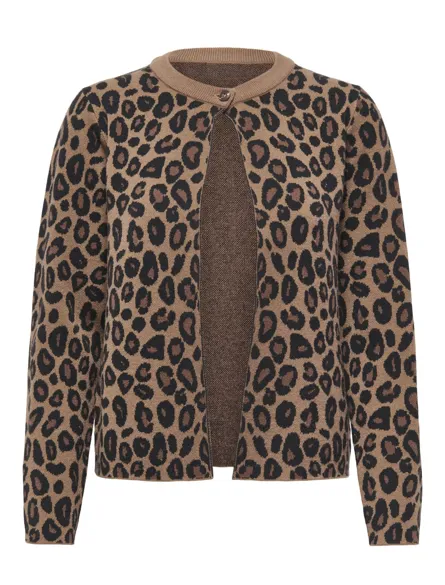 PGAMANDA Regular Fit Cardigan mit langen Ärmeln und O-Ausschnitt - perfekt für den Alltag