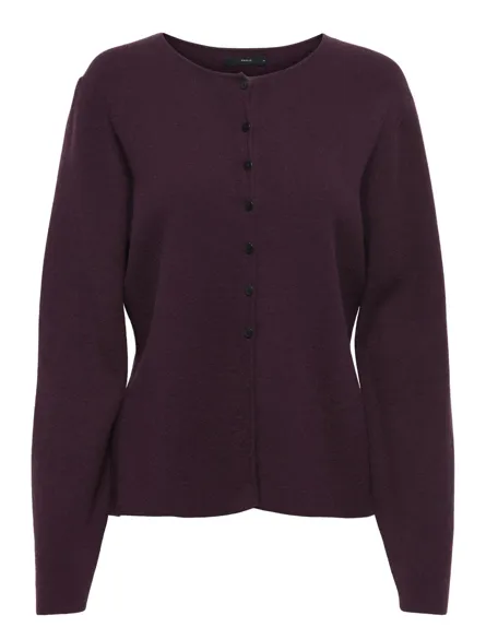 PGHOLLY L/S BUTTON CARDIGAN KNT