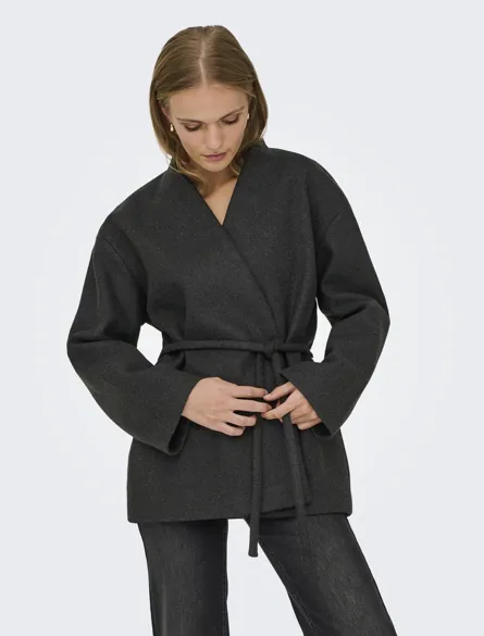 ONLFOX-TRILLION SHORT BELT JACKET PNT