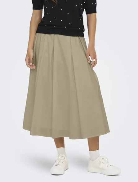 ONLMAILA LONG PLEAT SKIRT WVN