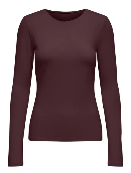 PGLOUISA Stilfuld O-hals top med lange ærmer til dit hverdags chic look