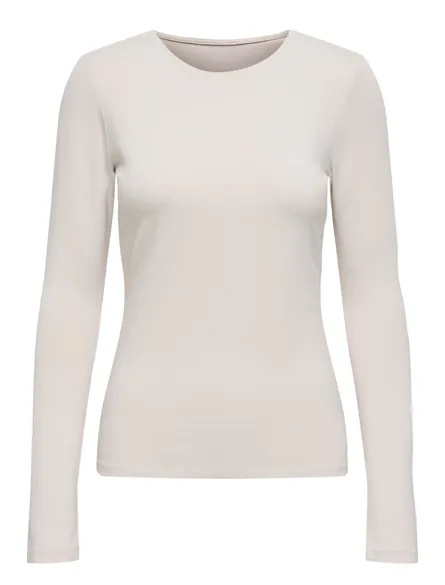 PGLOUISA Stijlvolle top met O-hals en lange mouwen voor je dagelijkse chique look