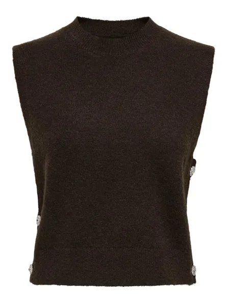 PGCARLA Mouwloos Herfst Winter Regular Fit Gebreid Vest