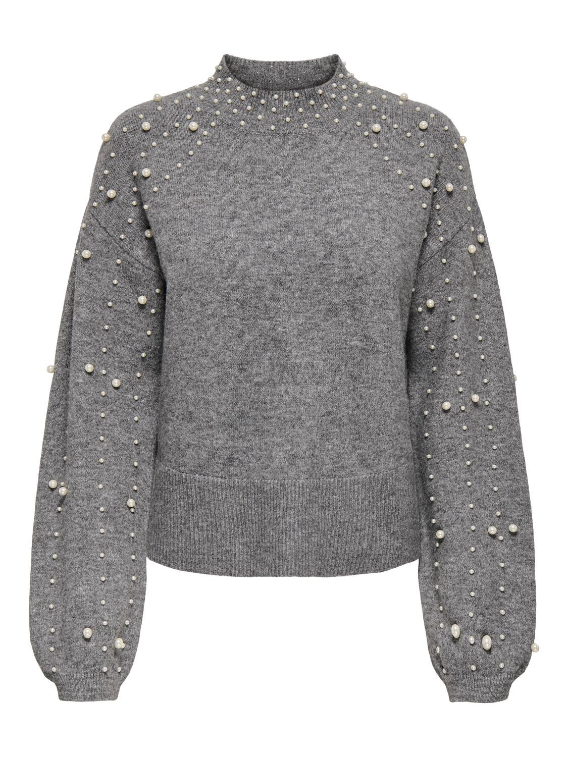 STUANNA Langärmeliger Strickpullover mit normaler Passform