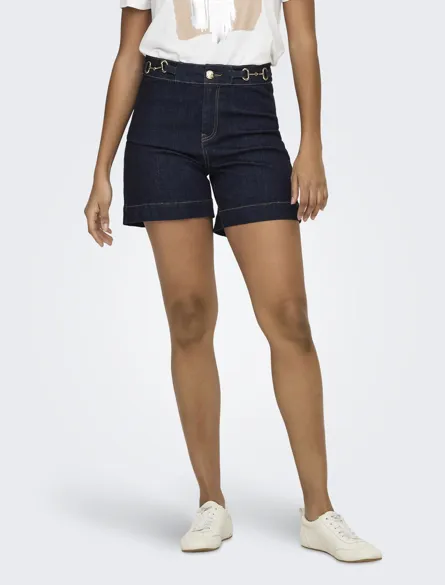 ONLMADISON HW BUCKLE DNM SHORTS SIJI
