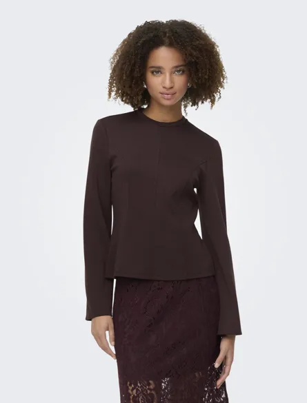 JDYSAFINA L/S FITTED TOP JRS