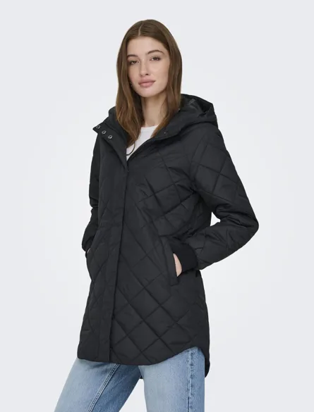 ONLJULIET QUILTED HOOD ZIP COAT OTW NOOS