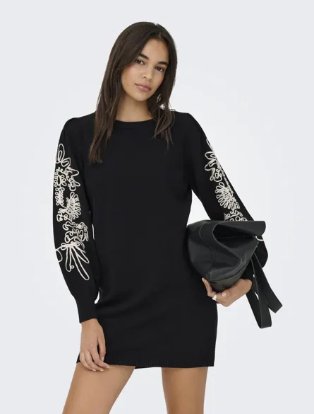 ONLMAGNOLIA LS DETAIL DRESS KNT NOOS