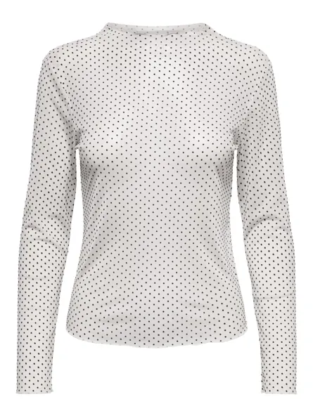 ONLJULIET L/S MOCKNECK TOP BOX OS JRS