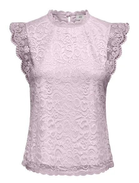 JDYLOTAS S/L LACE TOP JRS NOOS