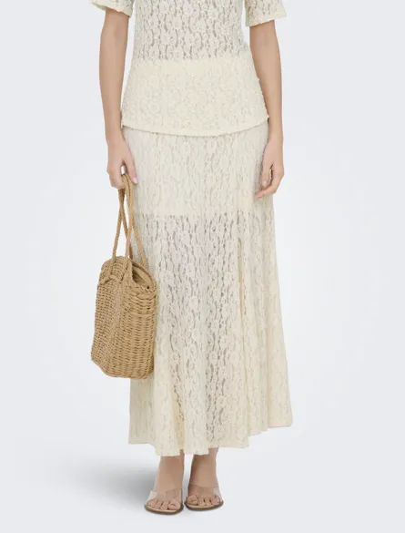JDYGALLAS LONG LACE SKIRT JRS