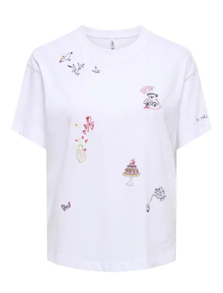 ONLEMMINA S/S TOP BOX JRS