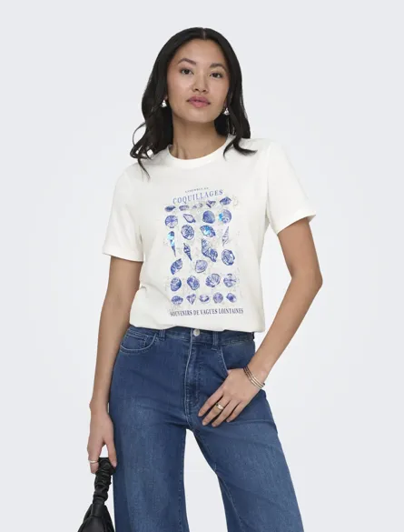 ONLKITA S/S SEQUINS TOP BOX JRS