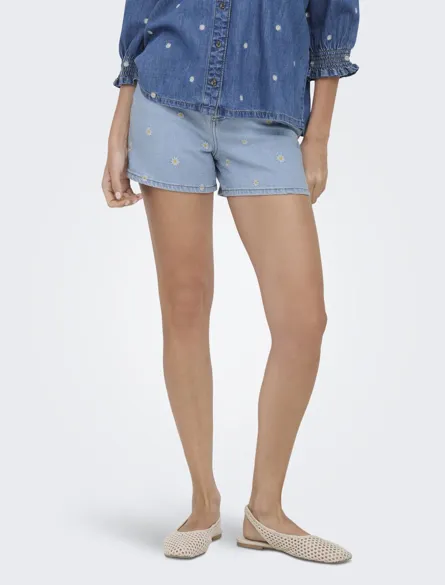 ONLJOSEPHINE HW DAISY DNM SHORTS AZGNOOS