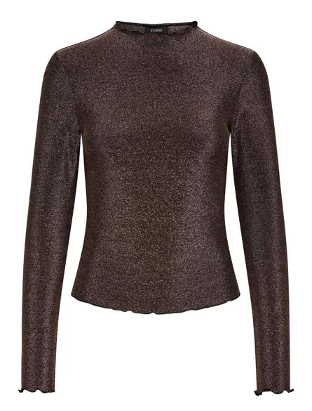 STUMAVIS Langärmeliges Oberteil mit Glitzerdetail