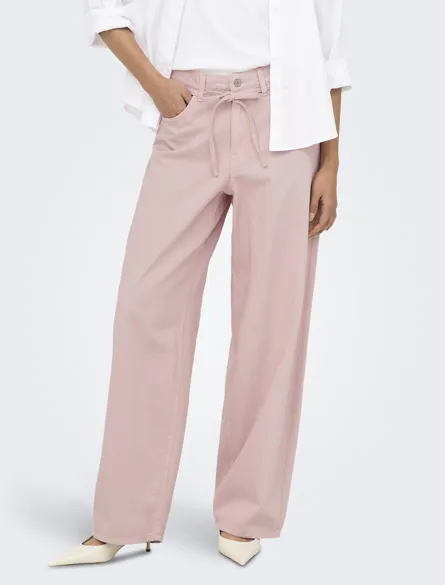 ONLGIANNA-SILLA MW ST BELT PANT PNT NOOS