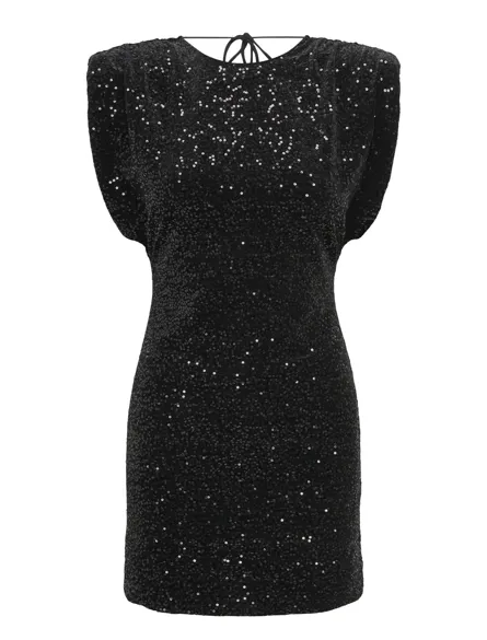 STUVISTA Imponerende kjole med O-hals med Regular Fit og ærmeløst design