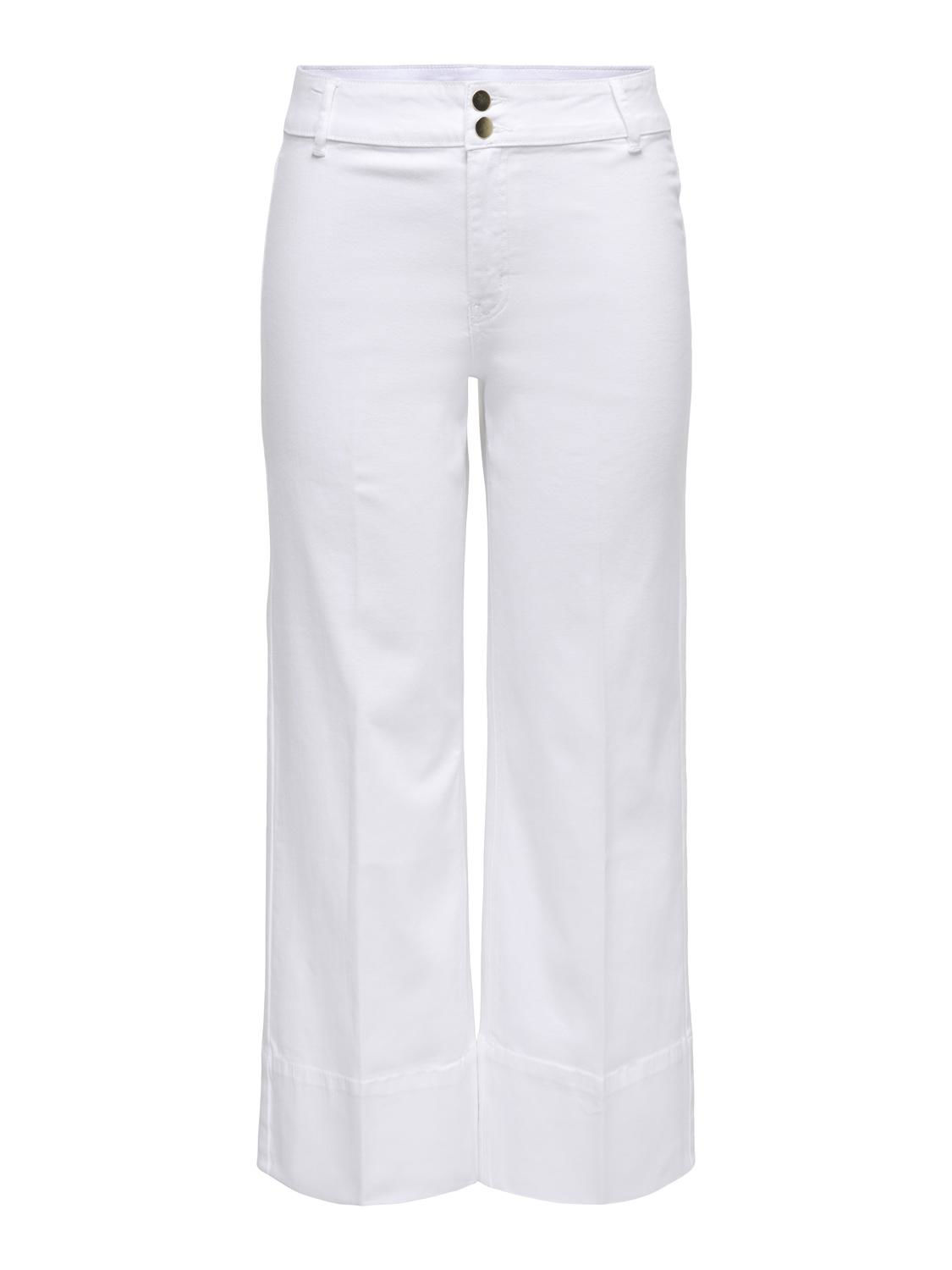 ONLMADISON HW DOUB BUT CROP WIDE DNM WHI